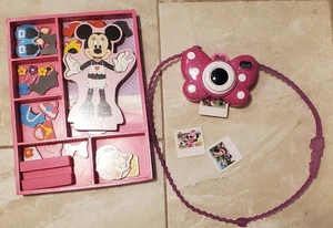 Disney Minnie Bambola Moda Magnetica e Macchina Fotografica Giocattoli per Bambine - Foto 1 di 4