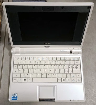NETBOOK Asus eee PC Linux bianco - Immagine 1 di 3