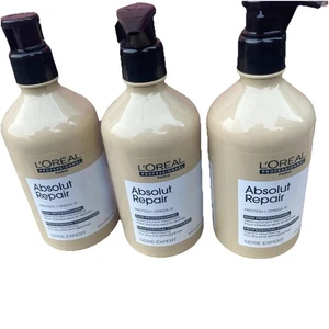 L'oreal Serie Expert Absolut Repair Protein + Gold Quinoa Conditioner 16.9 oz - Picture 1 of 2