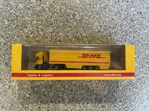 Vintage DHL Rietze Die Cast 7 Inch Semi Truck And Trailer NEW IN BOX With Case - Picture 1 of 4
