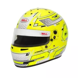 Bell | RS7-K Go Kart Racing Helmet, Stamina Yellow, Snell K2020 Approved - Foto 1 di 2