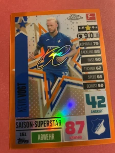 Topps Chrome 21/22 Kevin Vogt Orange/25 Match Attax Bundesliga Hoffenheim - Picture 1 of 2