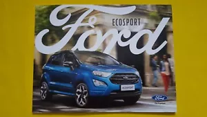 Ford EcoSport ST-Line Titanium Zetec car brochure catalogue July 2018 MINT Eco P - Picture 1 of 9