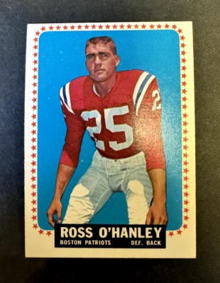 1964 Topps AFL Set Break Ross O'Hanley, #16, Ex/Nm, SP - Image 1 of 2