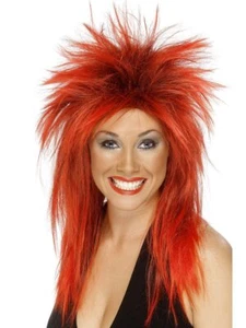 Rock Diva Wig, Red - Picture 1 of 1