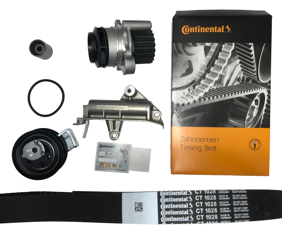 CONTI Zahnriemen + Rollen + Wasserpumpe für AUDI SKODA VW 1,9 TDI AJM, ANU, ARL - Bild 1 von 1