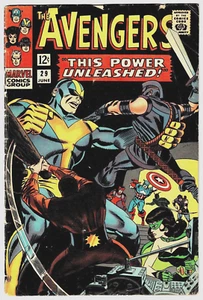 The Avengers #29 VG Black Widow 1966 Silver Age Marvel Comics HD Scan U-5 - Picture 1 of 2