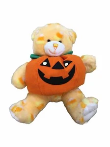 Build a Bear Halloween Orange Candy Corn Bear Plush Stuffed Animal Jack lantern - Picture 1 of 12