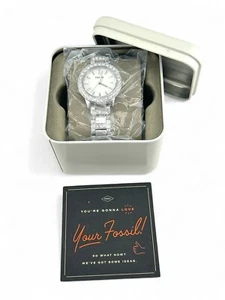 Fossil Jesse ES2362P Stainless Steel Wrist Watch for Women NWT In Original Box - Picture 1 of 7