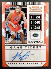 2020 Contenders Draft Picks Cracked Ice Ticket /23 Kerry Blackshear Jr #135 Auto
