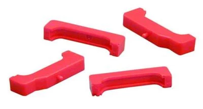 Prothane Red Small Block Radiator Isolators for 68-87 GM - Imagem 1 de 2