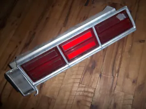 1978 Chevy Caprice RH Taillight Bezel Trim Moulding Tail Light lamp Damaged Lens - Picture 1 of 9