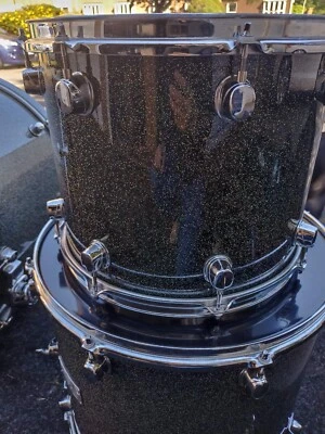 Mapex Saturn III 13" x 10" Tom in Laser Black Lacquer Finish - Image 1 of 2