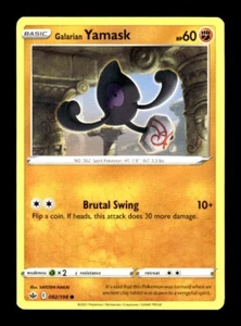 Pokemon Chilling Reign GALARIAN YAMASK 082/198 - Picture 1 of 1