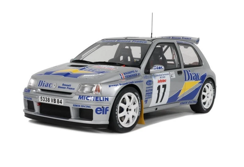 1/12 OTTO-MOBILE - RENAULT - CLIO MAXI DIAC N 17 11th RALLY TOUR DE CORSE G090