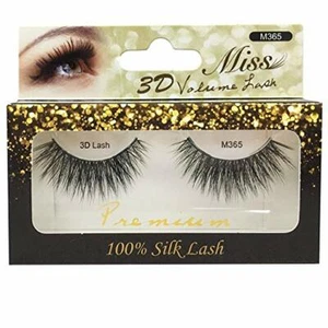 [4 PAIRS] MISS LASHES 3D Volume Tapered Natural Silk Eyelash Extension - M365 - Imagen 1 de 2