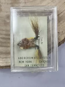 Abercrombie & Fitch Joe Messinger Bucktail Frog Fly Fishing Bass Bug Lure Vtg - Picture 1 of 10