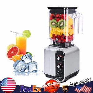Heavy Duty Commercial Blender Mixer Power Smoothie Juicer Shakes Maker 2200W - Picture 1 of 17