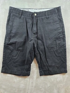 Volcom Mens Chino Shorts Size 30 Black Casual Corpo Class Skate - Picture 1 of 10