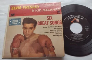 CANADA!!! ELVIS PRESLEY Kid Galahad ORIG 1962 PS RCA EPA-4371 EP 45 OST - Picture 1 of 2
