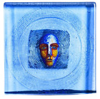 Bertil Vallien &quot;Dreams Series: Idol&quot; Glass Sculpture Costa Boda Vintage