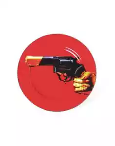 Seletti Wears Toiletpaper - Porcelain Plana Oro Border Revolver - Picture 1 of 2