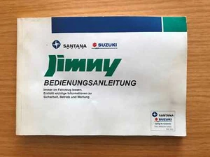 SUZUKI JIMNY SANTANA BJ.98-00 BETRIEBSANLEITUNG BORDBUCH BORDHEFT GEBRAUCHT - Bild 1 von 2