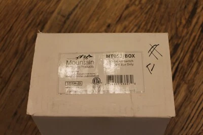 Disposal Power Box w/ 3' of cording--Mountain Plumbing Products MT953/BOX - Image 1 of 2