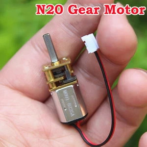 DC 3V-6V 5V 100RPM Slow Speed Mini N20 Gear Motor Metal Reduction Gearbox Robot - Picture 1 of 4