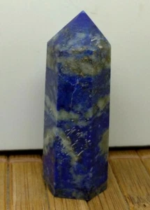 LAPIS LAZULI naturelle pointe obelisque 5.1cm 30gr - lithotherapie reiki - Picture 1 of 5