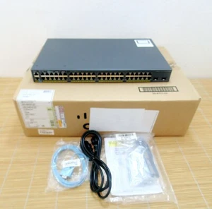 Nuevo conmutador LAN Cisco Catalyst WS-C2960X-48TD-L 48 GigE 2x10G SFP+ New Open Box - Imagen 1 de 1