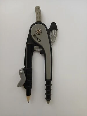 Compass Drawing Tool with Pencil for Geometry, Woodworking, & Art - Image 1 of 4