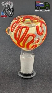 Tazón de tabaco deslizable macho de 14 mm para pipas de agua - BW01 rojo - Imagen 1 de 3