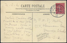 Francja Dt. Rzesza 1906 niemiecko-amerykańska poczta morska franz. Frankatura USA/522