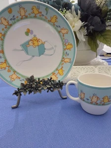 Tiffany & Co Childs CHICKS Plate and Cup BRAND NEW - Picture 1 of 6