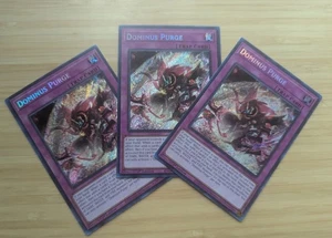 3x Dominus Purge - Secret Rare - Yu-Gi-Oh! - Playset - INFO-EN078 - Picture 1 of 1