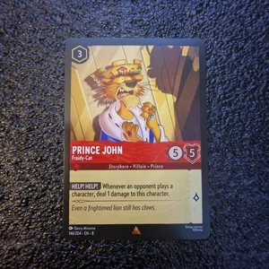 Prince John Fraidy-Cat - 146/204 - Raro - Disney Lorcana - Imagen 1 de 2