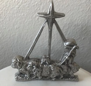 Pewter Christmas Shepherd Boy North Star In 2000 limited 8 Of 12 Robin Laws - Picture 1 of 6