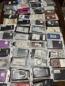 Wholesale Lot of 45 Mixed phone cases And Accessories Android and iPhone (#8) - Picture 1 of 12