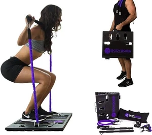 BodyBoss Home Gym 2.0 Full Portable Gym Home Workout Package - Purple - Bild 1 von 3