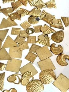 70 Brass, Metal Stamping Jewelry Pcs DIY Assorted Vintage - Picture 1 of 5