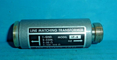 Astatic LT-6 Microphone Line Matching Transformer - Image 1 of 4