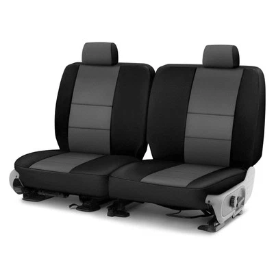 For Chevy Express 3500 01-09 Seat Cover CR-Grade Neoprene 3rd Row Black & Medium Foto 1 de 4