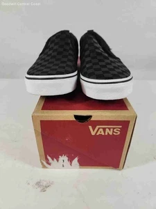 VANS Unisex Kids Black Casual Shoe Size 4.5 - Picture 1 of 8