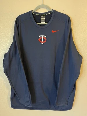Men’s 2XL NWOT Minnesota Twins Nike Crewneck Sweatshirt Navy - Image 1 of 4