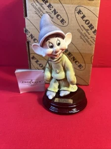 Giuseppe Armani Figurine Walt Disney Snow White Dwarf Dopey w/ Box Sculpture VTG - Picture 1 of 8