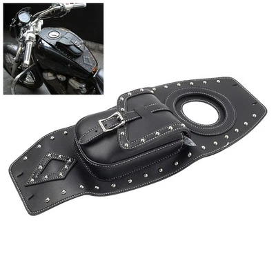 Bolsa de tanque de combustible negra bolsa de cubierta de almohadilla de tanque de gasolina para Harley Sportster 1200 883 - Imagen 1 de 4