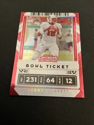 2020 Panini Contenders Draft Picks - Jacoby Brissett #44 Bowl Ticket /99 - Image 1 of 3