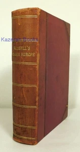 Antique Leather Book Russells History Of Modern Europe Epitomised 1858 Townsend - Picture 1 of 11