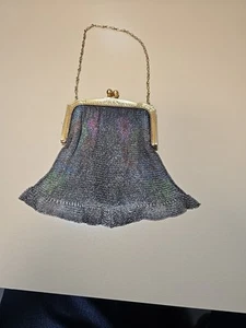 Vintage Whiting & Davis Purse Metal Mesh Early 1900s. - Picture 1 of 5